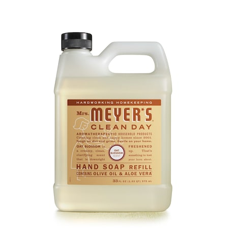 Mrs. Meyers Clean Day Mrs. Meyer's Clean Day Oat Blossom Scent Hand Soap Refill 33 oz 11330